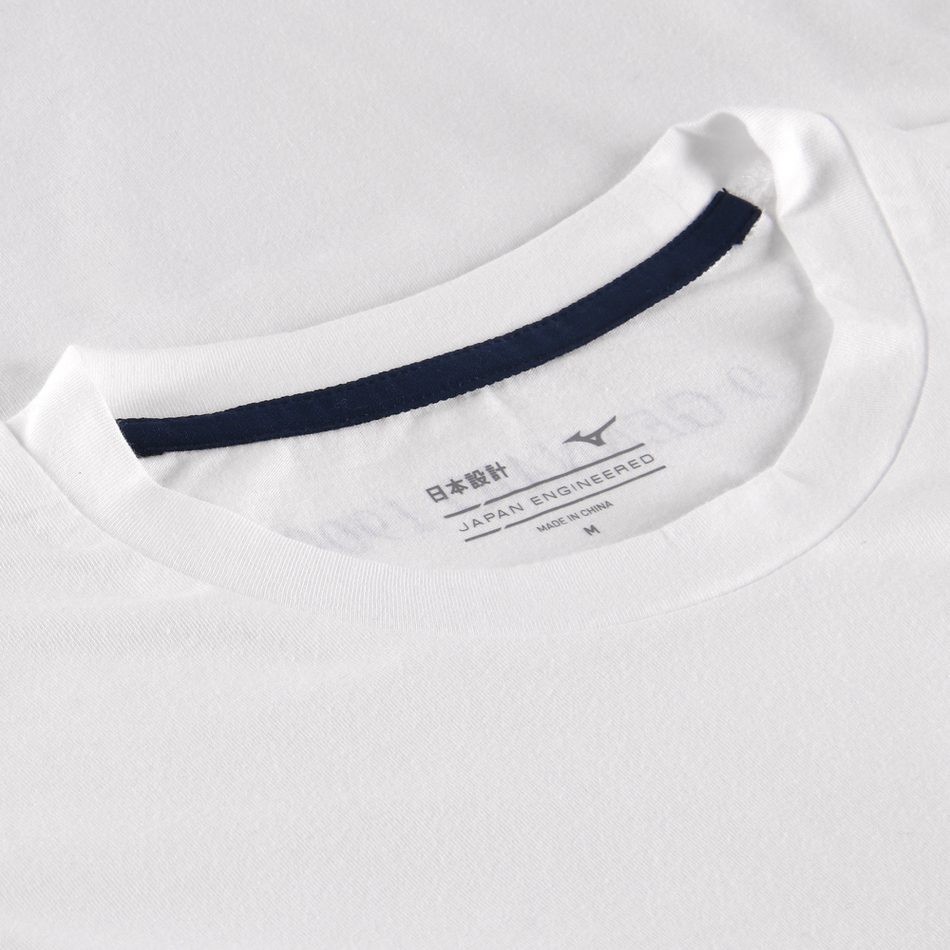 Mizuno 125th Anniversary S.S. Lazio Cotton Tee Logo Men White